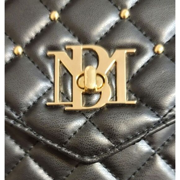 NWT - Badgley Mishka Quilted Crossbody with Gold Studs - Picture 4 of 11